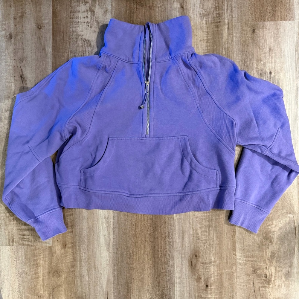 lululemon Purple Half-Zip Scuba